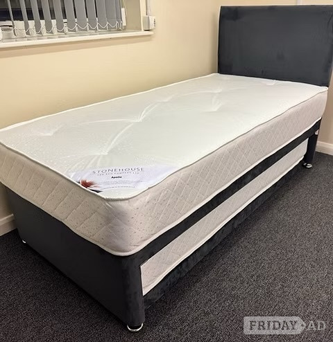 3 IN 1 APOLLO GUEST BED - semi orthopaedic mattress & headboard - Furniture