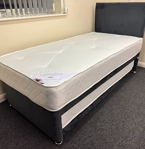 3 IN 1 APOLLO GUEST BED - semi orthopaedic mattress & headboard - Furniture