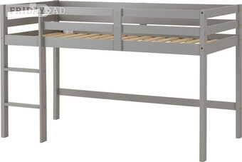 PANAMA MID SLEEPER GREY WITH BUDGET MATTRESS
