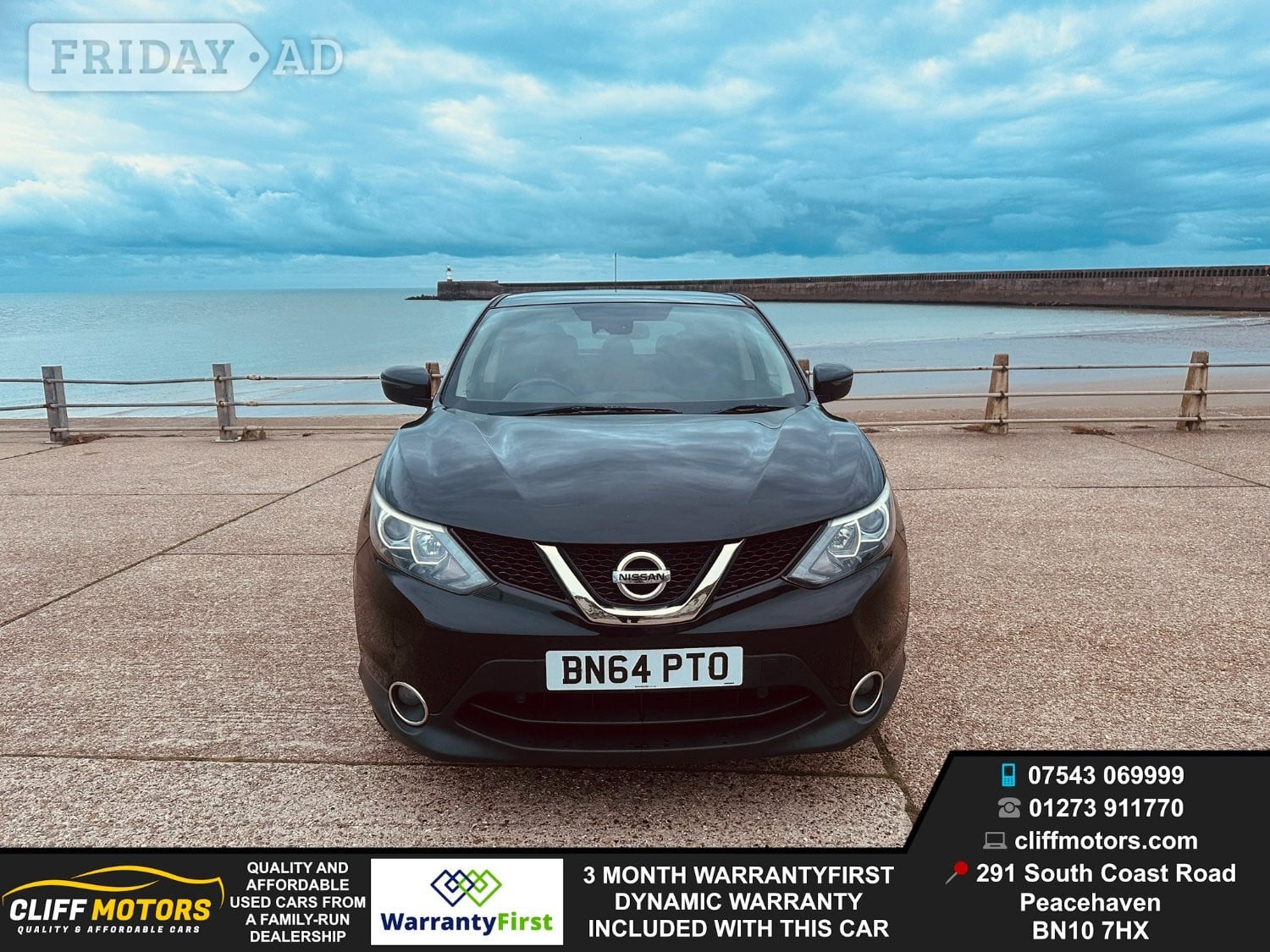 2014 Nissan Qashqai Acenta Premium - New Years MOT - £20 Road Tax in Peacehaven