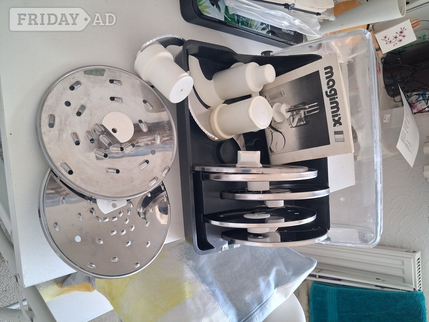 Boxed set of Magimix processor blades, graters, slicers etc. in Brighton