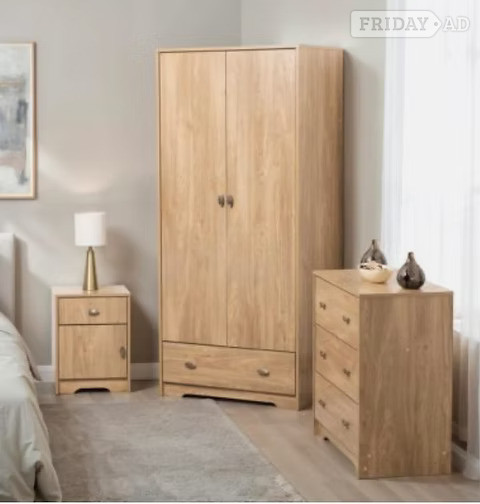 Carlton trio set oak effect flat packed in Rotherham