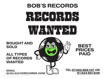 RECORDS WANTED  BOBS RECORDS  HASTINGS