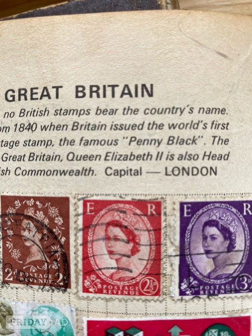Stamp collection four Albums  - Antiques & Collectables