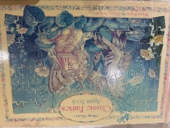 Vintage Shirley Barber Fairies Jigsaw Book