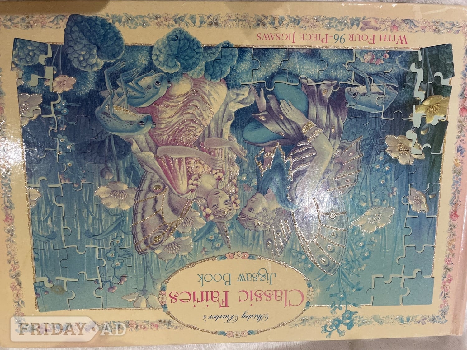 Vintage Shirley Barber Fairies Jigsaw Book in Clevedon