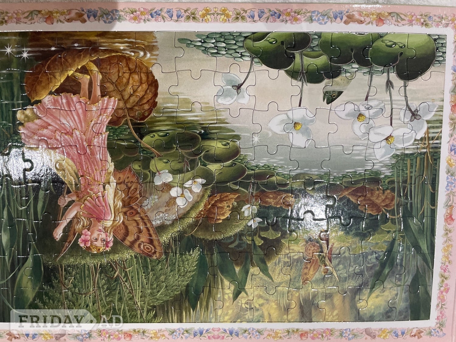 Vintage Shirley Barber Fairies Jigsaw Book - Hobbies & Leisure