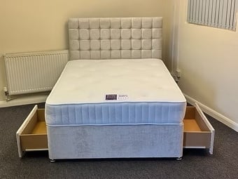 SINGLE - STRESS FREE MATTRESS 2 drawers & 24 inch headboard