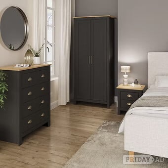 Lancaster 2 door set - BLACK
