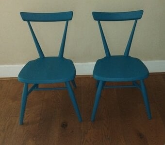 Pair Original Ercol Childrens Chairs, VGC
