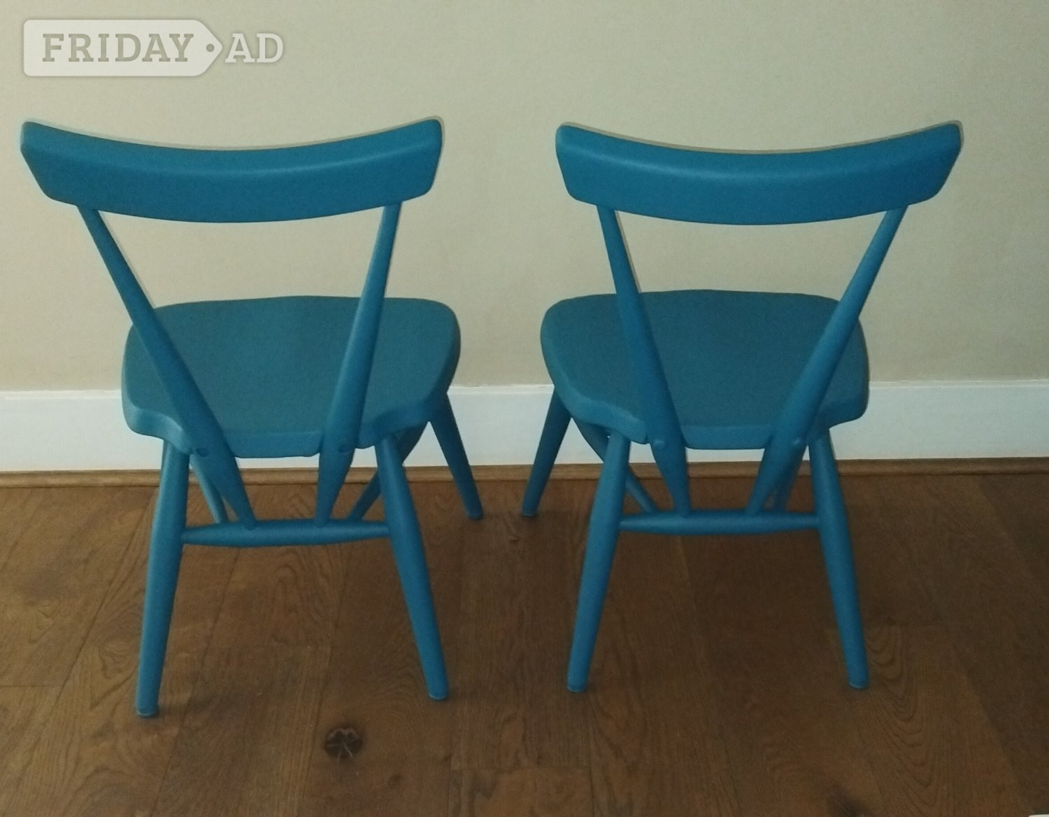 Pair Original Ercol Childrens Chairs, VGC