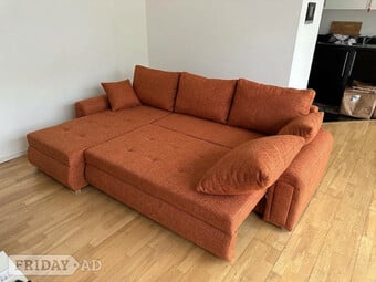 4 Seater Berlin Sofa Bed with Storage