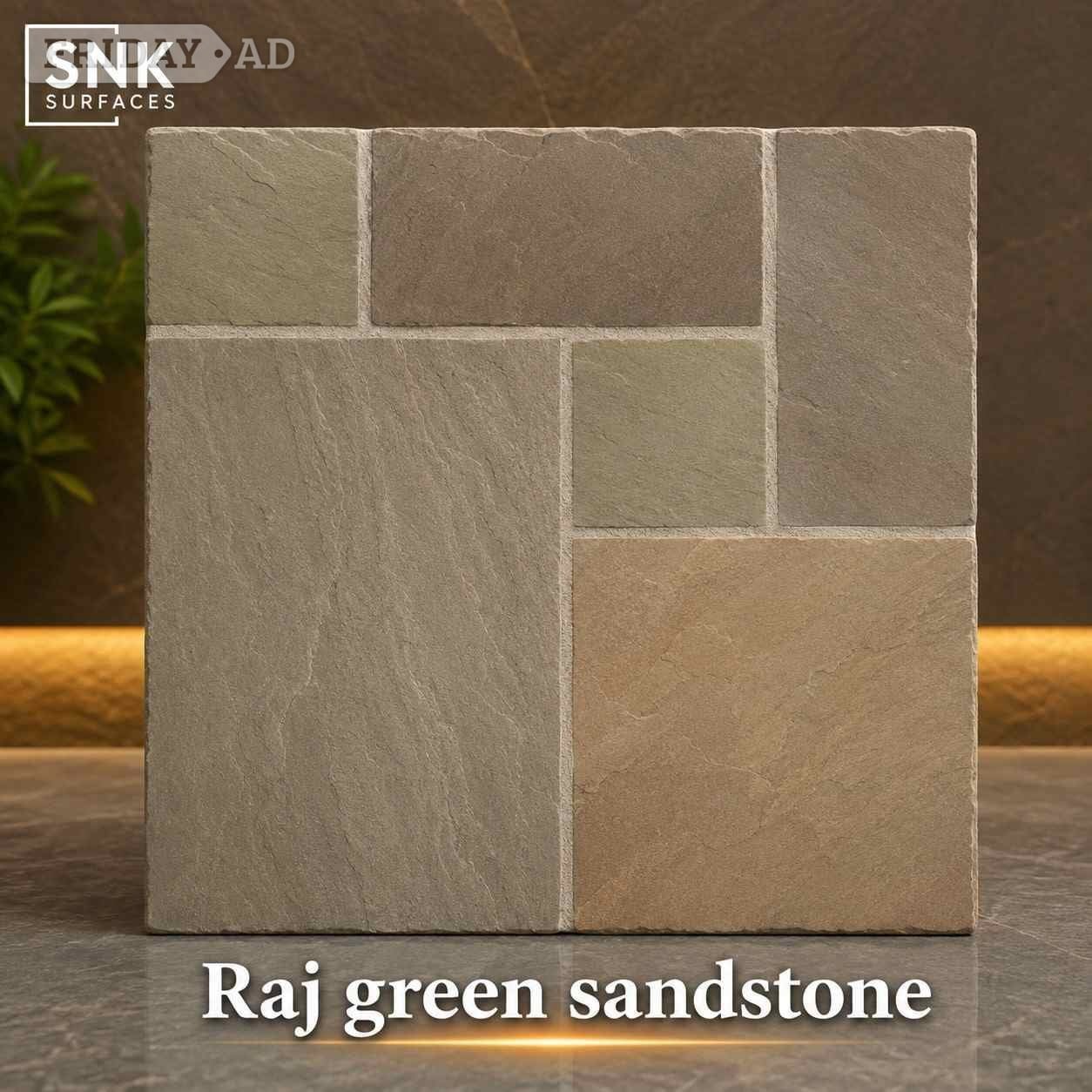 Raj Green Sandstone Supplier UK for Landscape Design in London