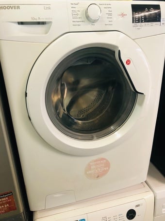 Hoover washing machine 10KG load with massive drum 