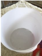 Bucket 18” diameter X 13” high.   Calls only