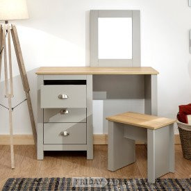 LANCASTER DRESSING TABLE SET - GREY