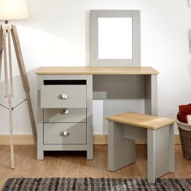 LANCASTER DRESSING TABLE SET - GREY