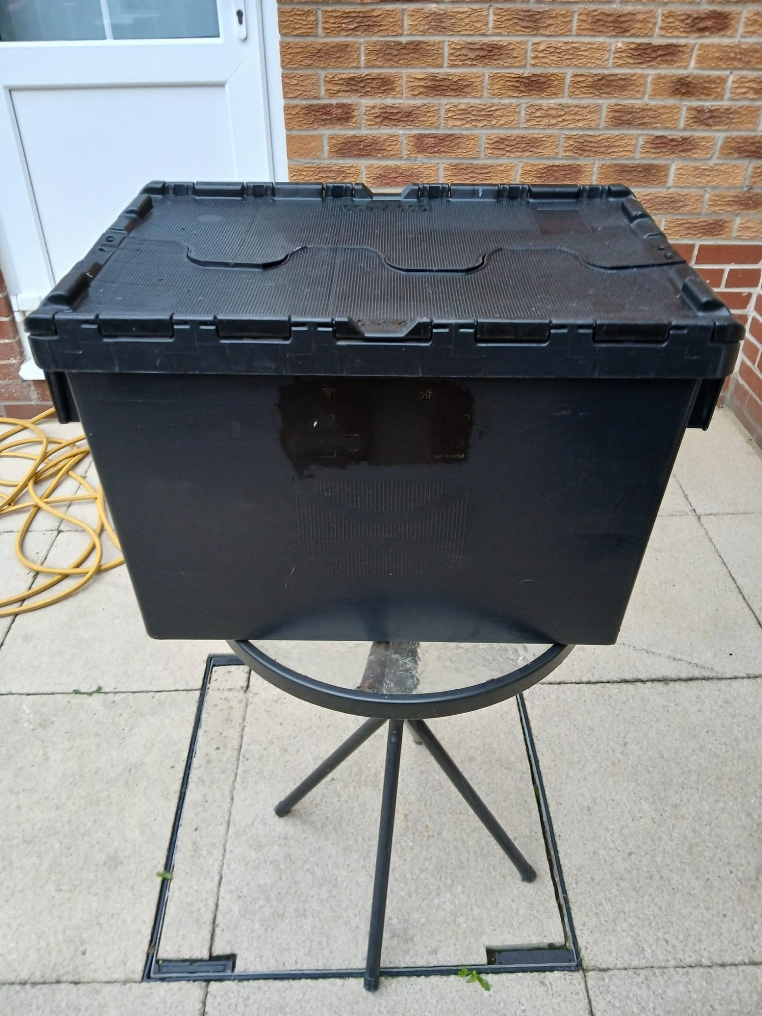 Tot box black heavy duty  in Littlehampton