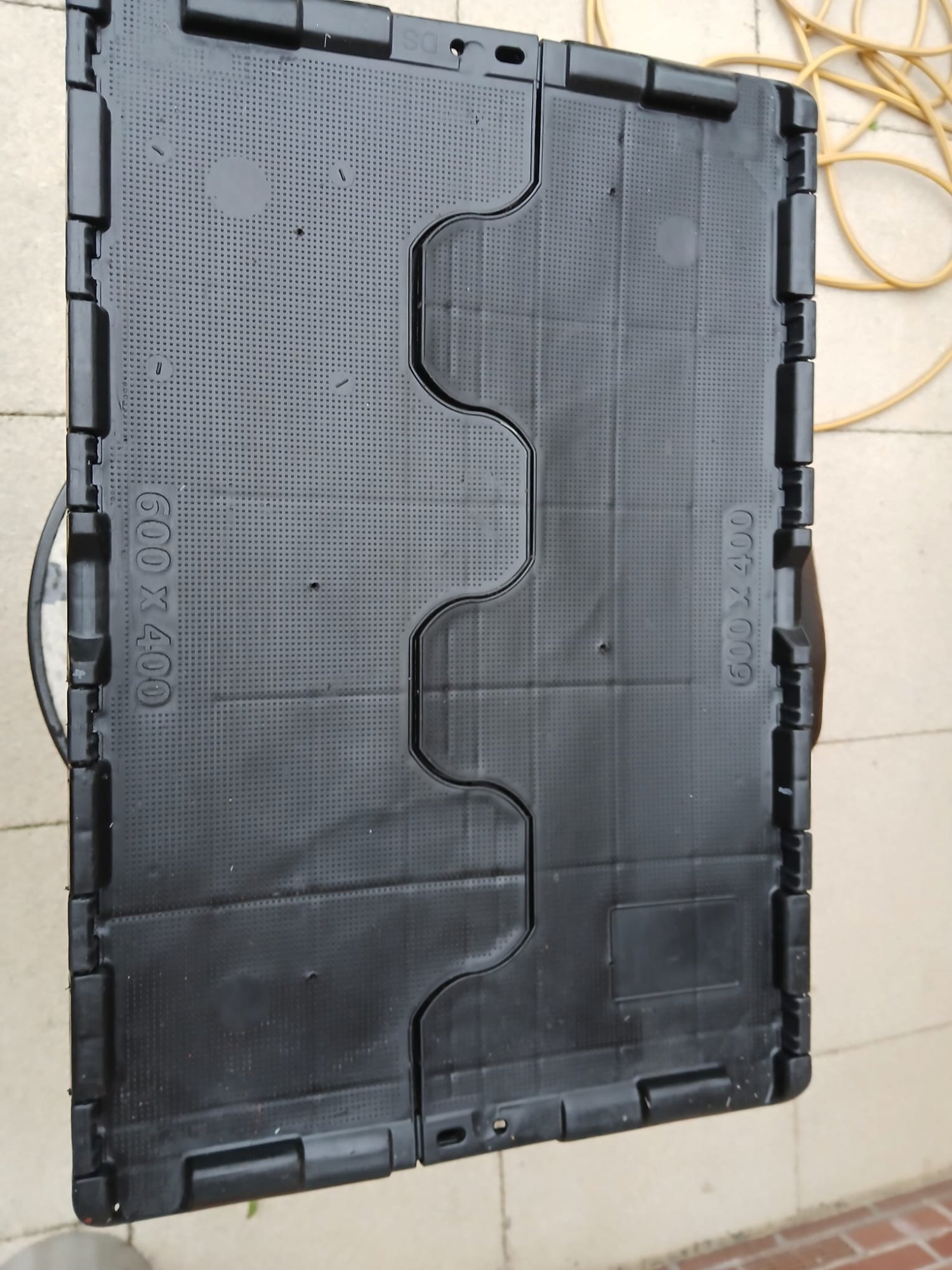Tot box black heavy duty 
