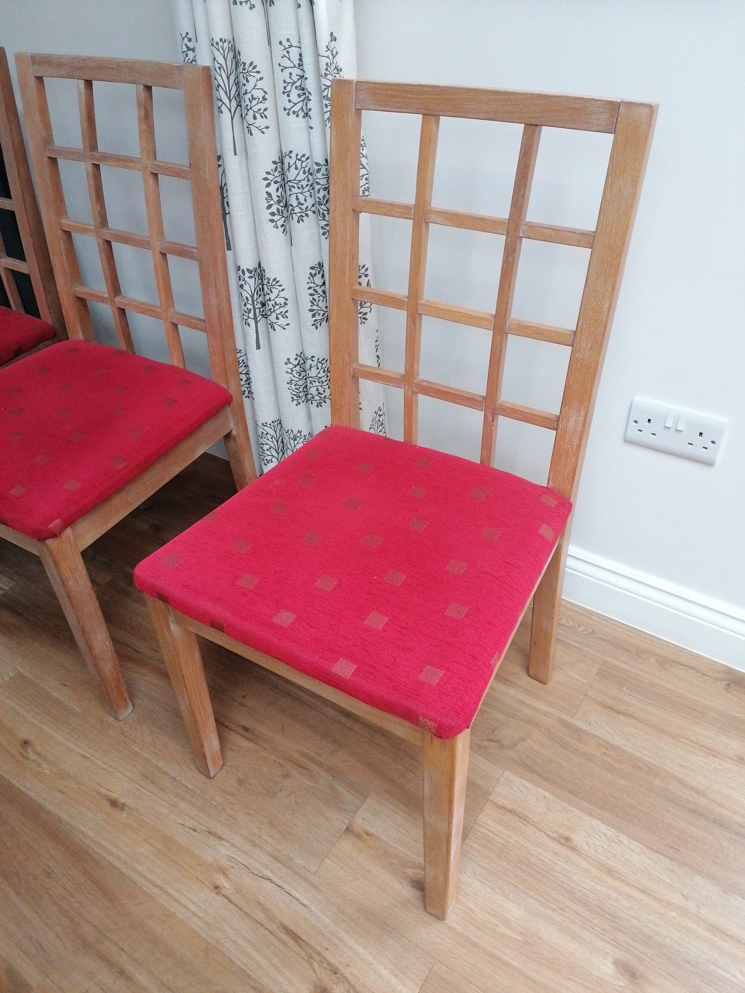 4 x Heal's Dining room chairs 