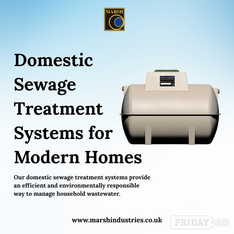 Domestic Sewage Treatment Systems for Modern Homes in Kettering