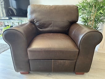 Quality Real Leather Armchair