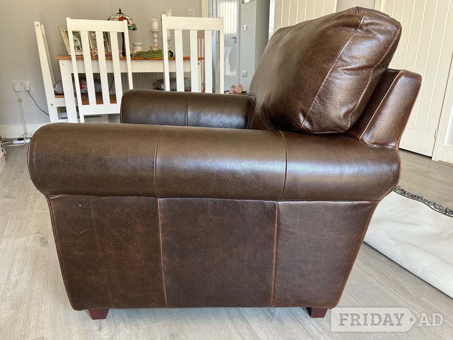 Quality Real Leather Armchair - Furniture in Weston-Super-Mare