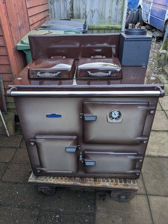 AGA Rayburn Hybrid 2 oven Cooking Range Solid Fuel 