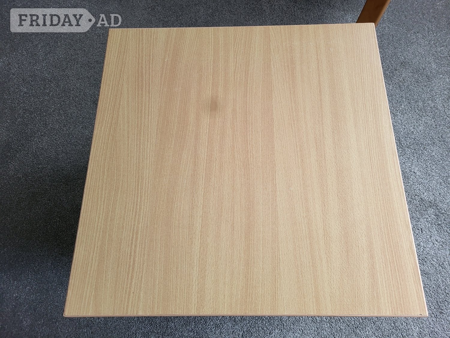 Light Wood Square Coffee Table