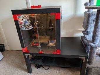 Ender 3 3D printer + Lack Enclosure
