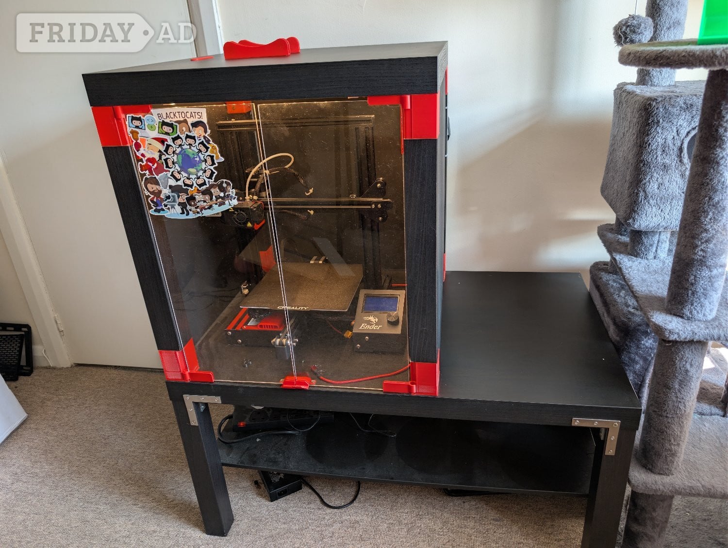 Ender 3 3D printer + Lack Enclosure in Lancing