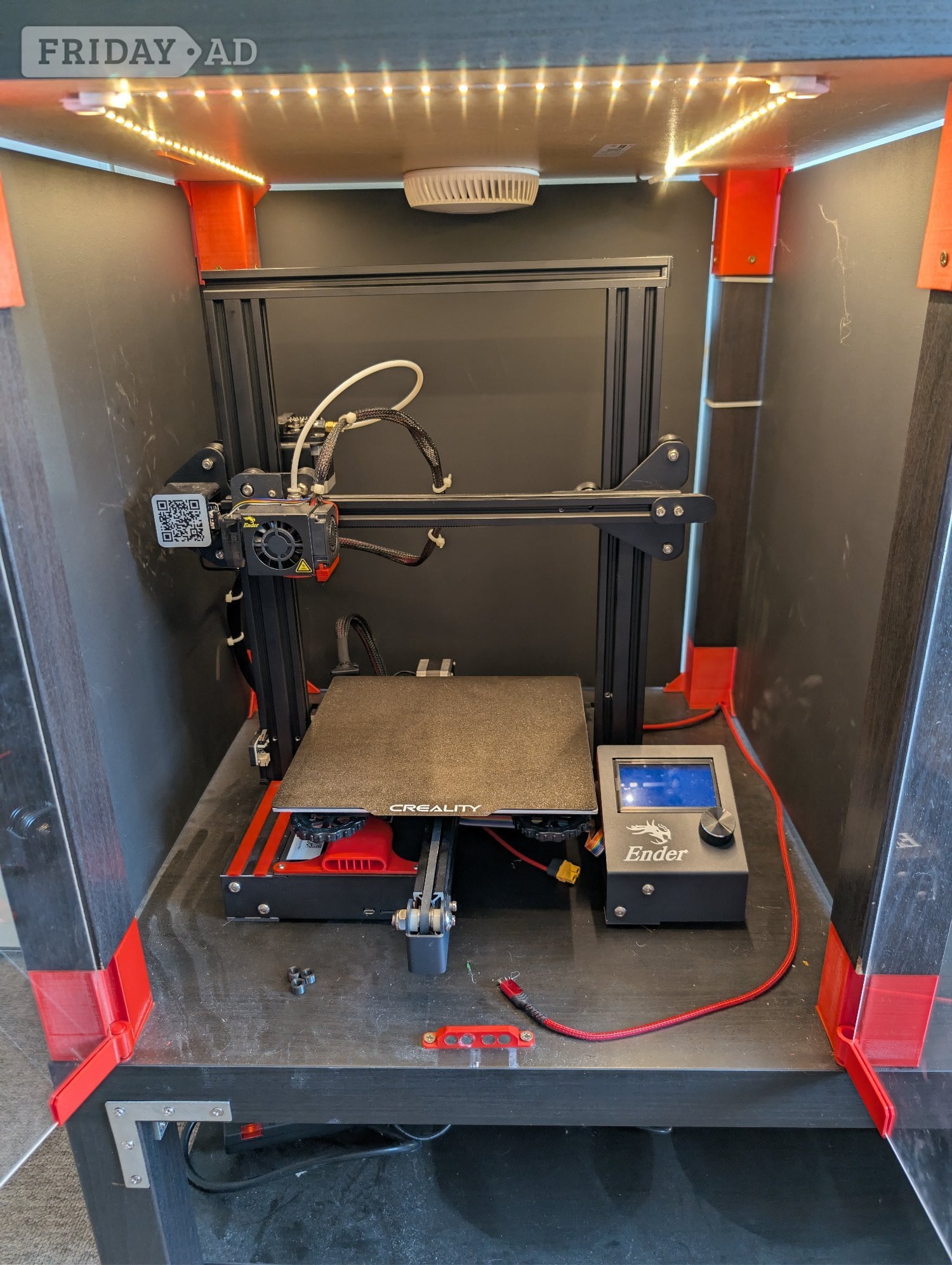 Ender 3 3D printer + Lack Enclosure
