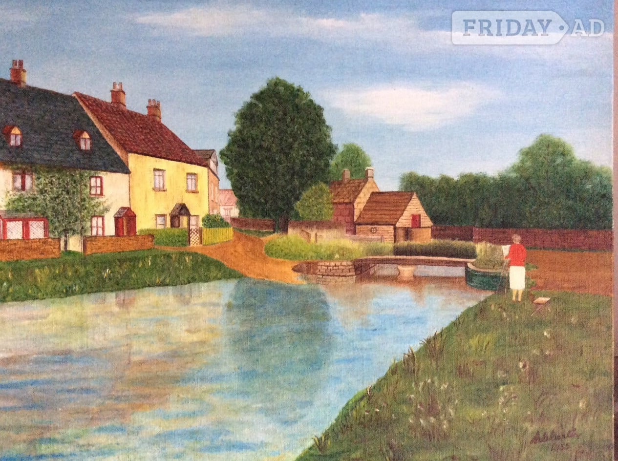 Vintage Countryside Painting