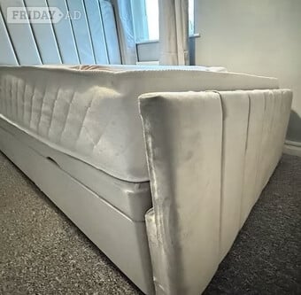 KING - DELUXE LINED SIDE LIFT DIVAN OTTOMAN