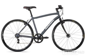 Frame Alloy 6061 Internal cables and headset Type Hybrid Bike  Ge