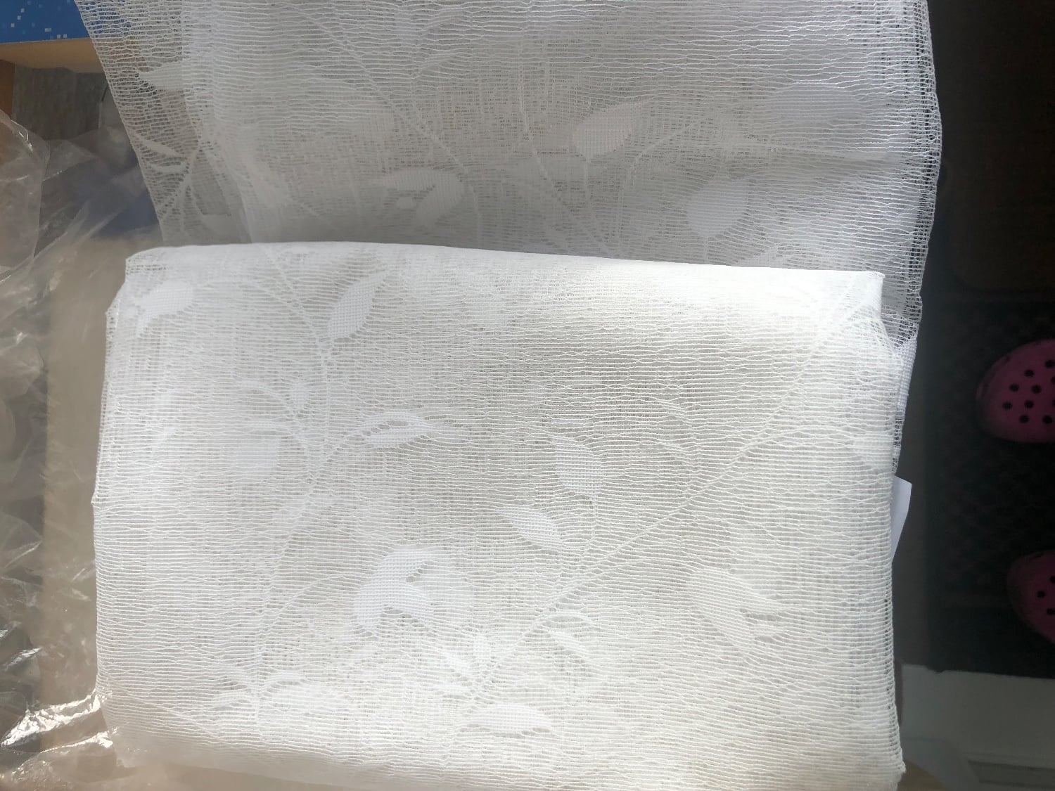 Net curtains 220” wide x 64” drop, and various other sizes in Bexhill-On-Sea