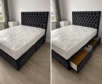 brand new double bed with matters delviery free of cost 