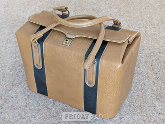 Vintage late 1960s Brown & Black Bag