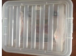 13” x 16” x 7” high storage box