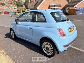 Fiat 500 (Blue)