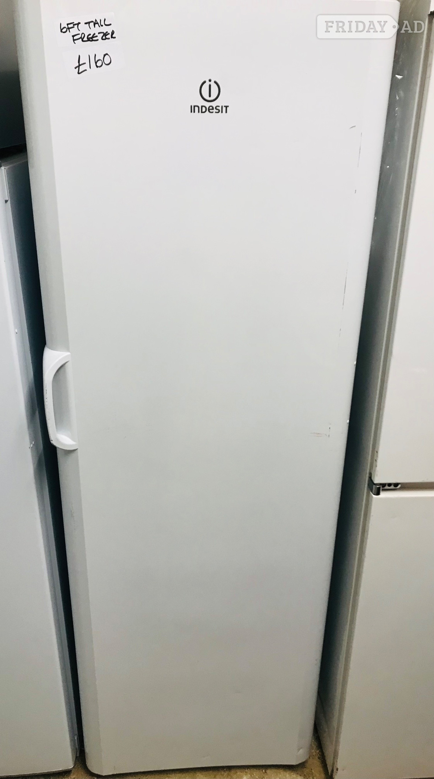Indesit 6ft tall free standing freezer  in Coventry