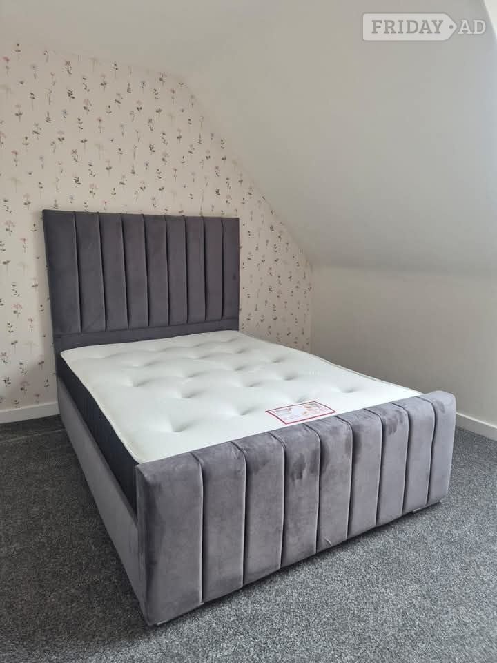 Luxury BedFrame with Optional Mattress & Storage - All Sizes in Dartford