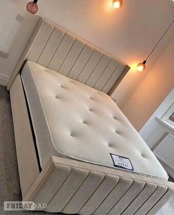 Double Bed with optional Mattress 