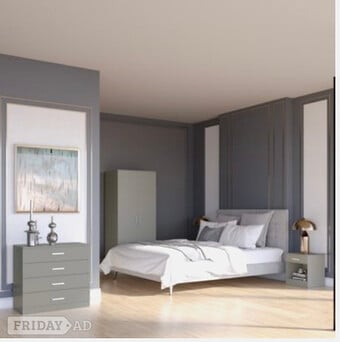 DAKOTA TRIO SET - LIGHT GREY