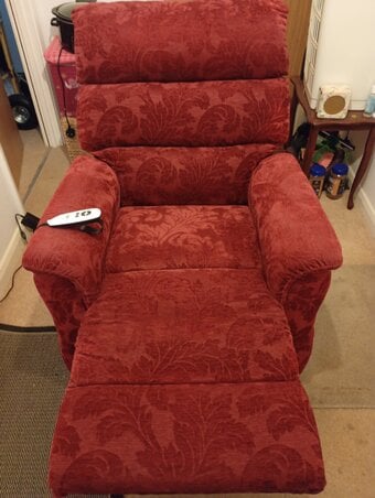 His and Hers electric rise and reclining chairs 
