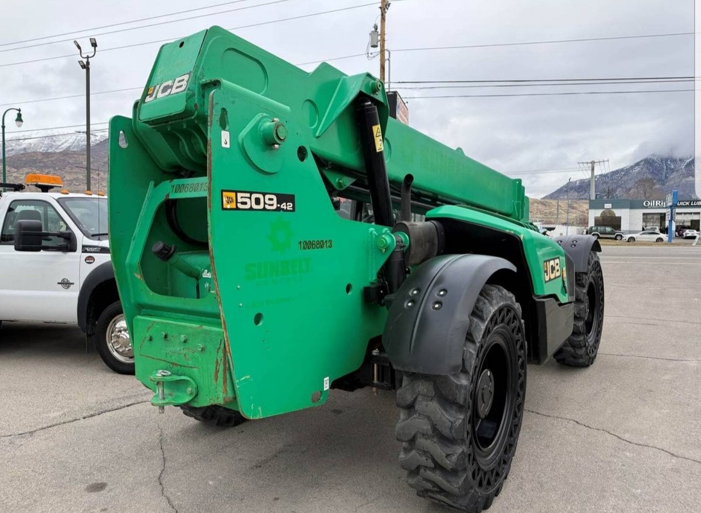 London Fairly used Telehandler Forklift 2018 JCB 