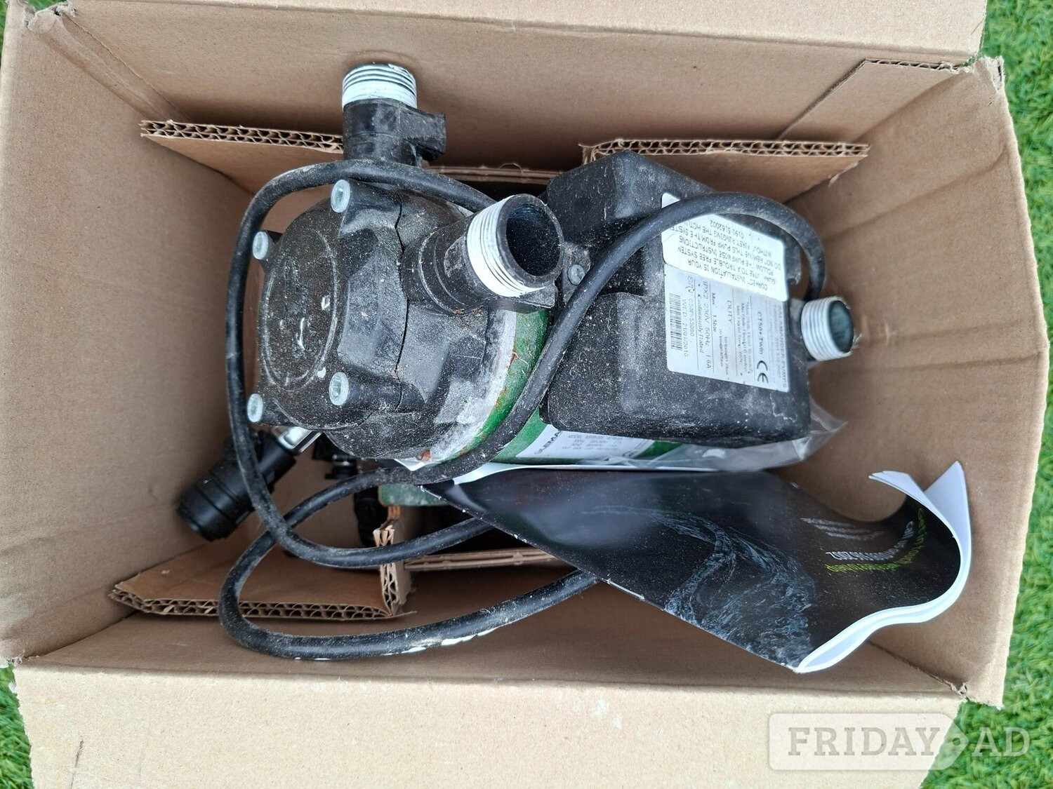 shower pump used