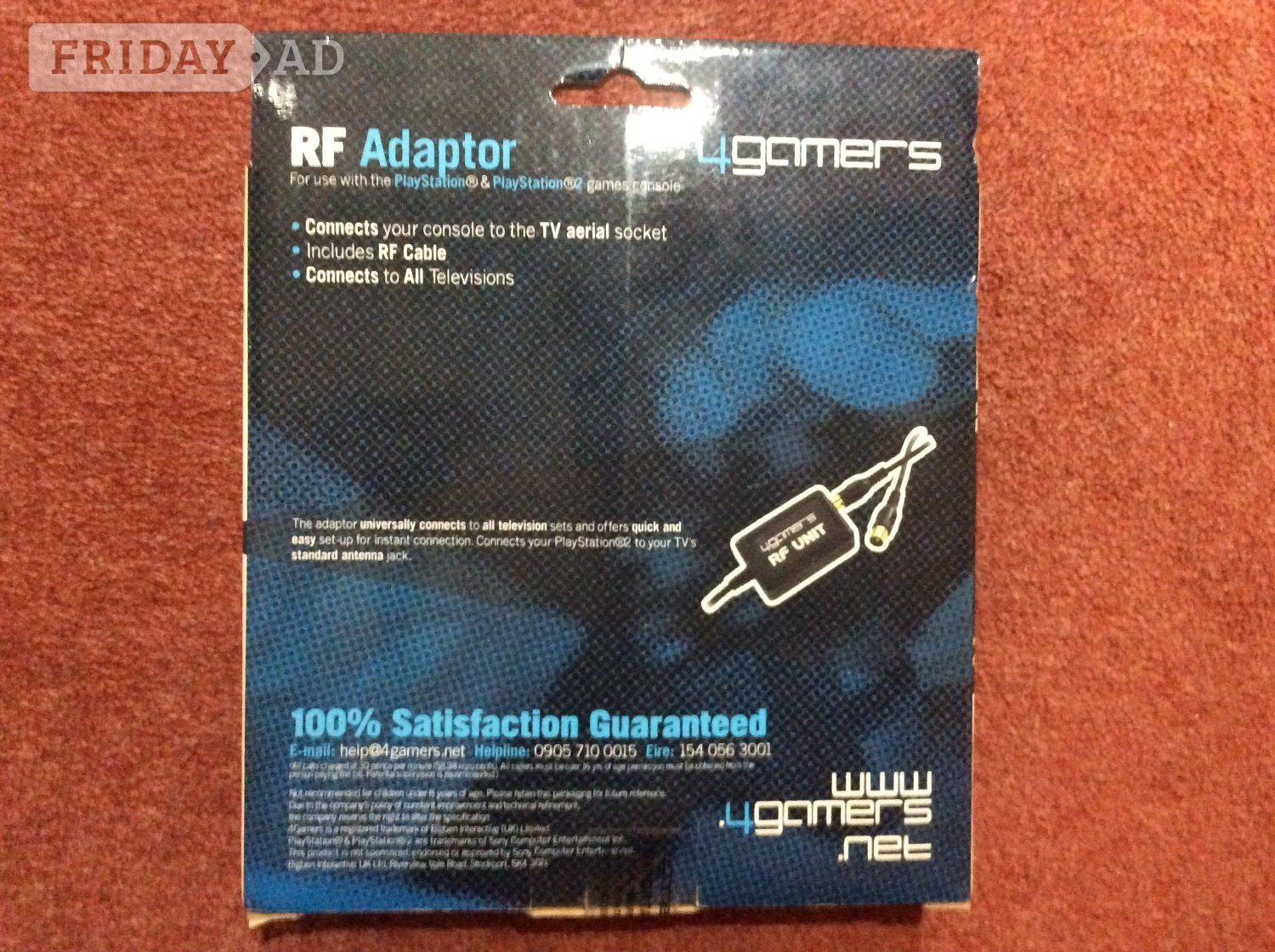 Playstation TV Aerial Adapter.