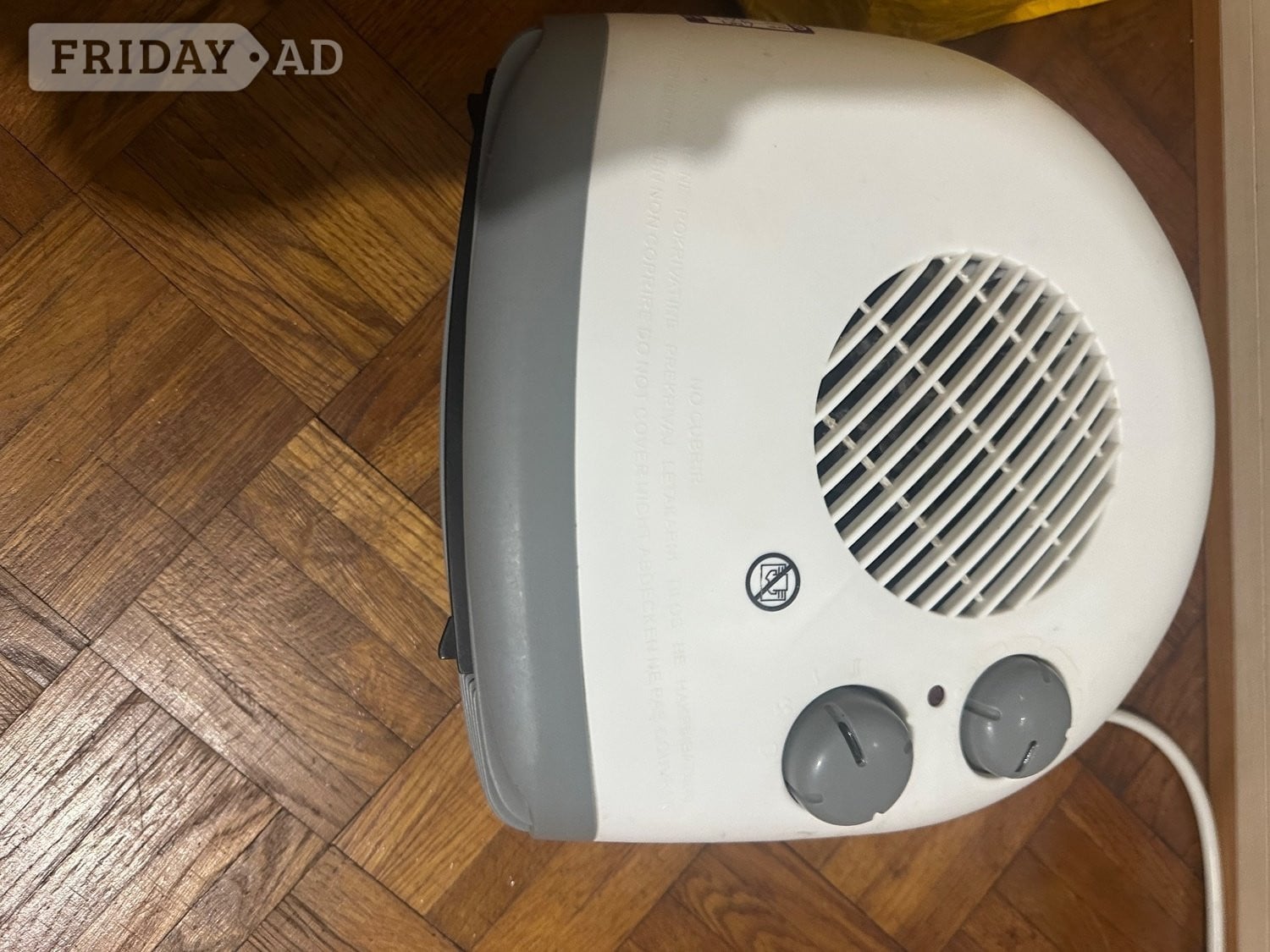 Electric fan heater