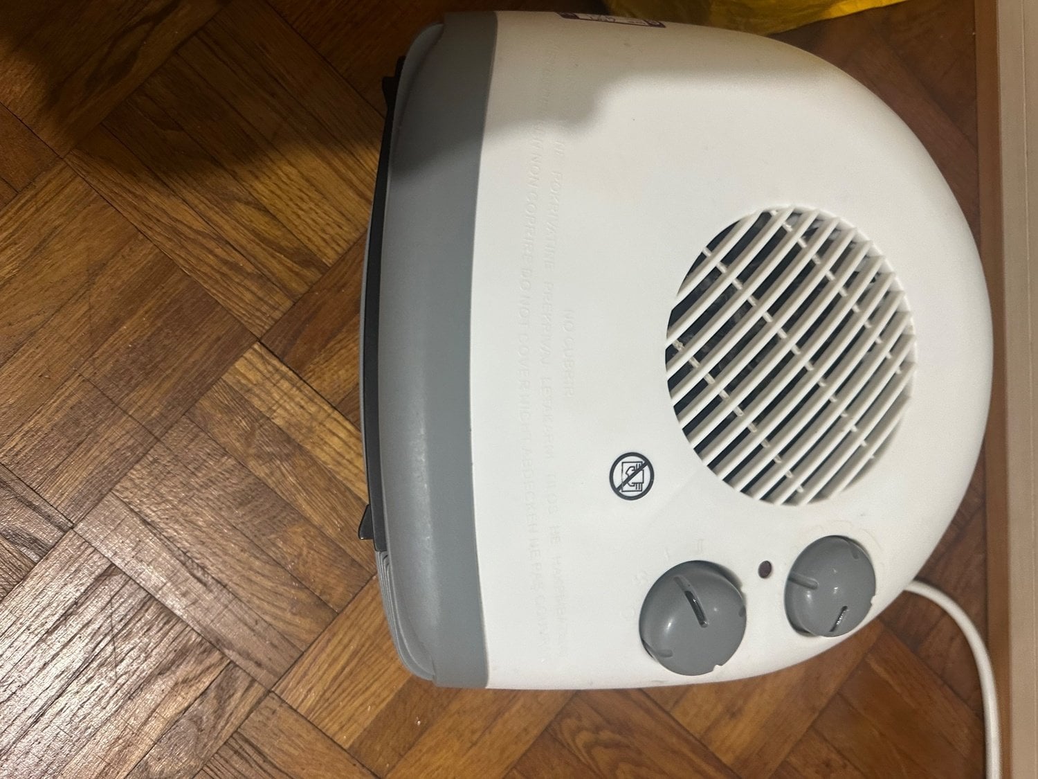 Electric fan heater